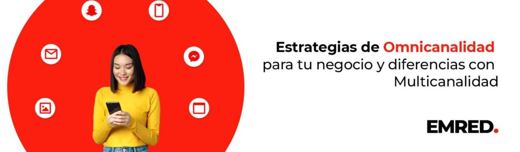 Portada estrategias de omnicanalidad y diferencias con multicanalidad EMRED